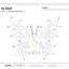 点つなぎ　アルファベット　ちょうちょ